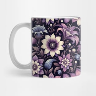 Purple Flowers Mug